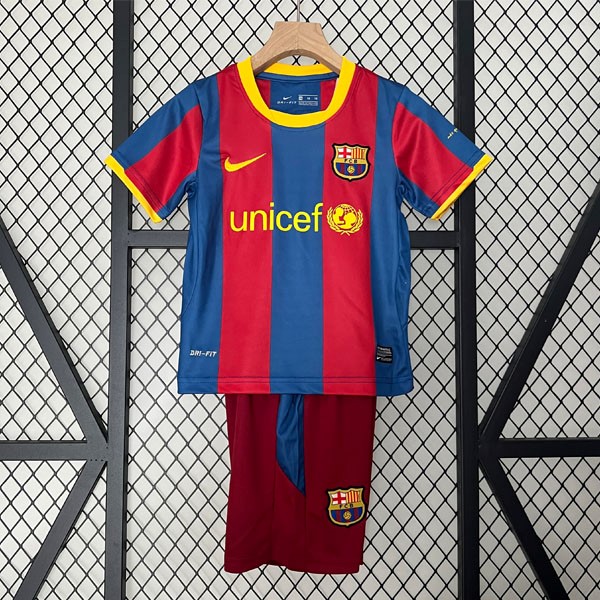 Camiseta Barcelona Primera Equipación Retro Niño 2010 2011